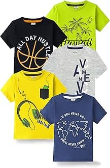 Kuchipoo Boys Half Sleeves Cotton T-Shirt