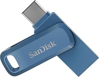 SanDisk 512GB Ultra Drive Dual Go USB Type-C Flash Drive, Blue - SDDDC3-512G-G46NB