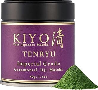 Imperial Grade Tenryu Ceremonial Uji Matcha - Pure Japanese First Harvest Ceremonial Grade Matcha Green Tea Powder from Uji, Japan (40g/1.41oz)