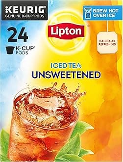 Iced Tea K-Cups, Unsweetened Black Iced Tea, 24 Total K-Cup Pods | K-Cups, Total
