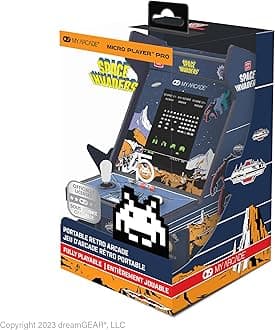 My Arcade Space Invaders マイクロ プレーヤー プロ 6.75 インチ アーケード,レトロ ビデオ ゲーム