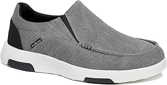 OrthoComfoot Men's Orthopedic Comfortable Slip-On Shoes with Arch Support, Orthotic Loafers for Plantar Fasciitis, Canvas Leisure Vintage Flat Walking Shoes for Foot and Heel Pain Relief