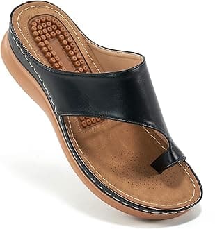 Womens Comfort Wedge Sandals: Soft Cushion & Orthopedic for All-Day Walking - Non-Slip 1.96" Heel for Stability - for Comfort Seekers