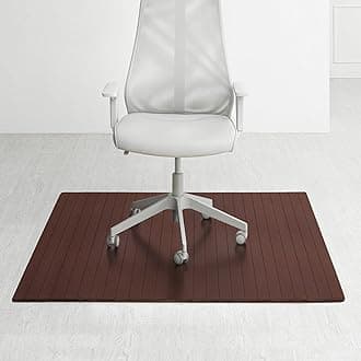 Bamboo Office Chair Mat (Roll-Up) - No Tongue, Felt Backing
