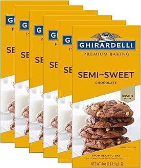 Chocolate Baking Bar, Semi-Sweet Chocolate, 4-Ounce Bars (Pack of 6)