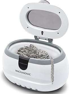 Magnasonic Professional Ultrasonic Jewelry Cleaner Machine for Cleaning Eyeglasses, Watches, Rings, Necklaces, Coins, Razors, Combs, Tools, Parts, Instruments (CD2800)