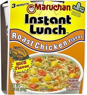 Maruchan ROAST CHICKEN FLAVOR Instant Lunch 2.25oz (18 pack)