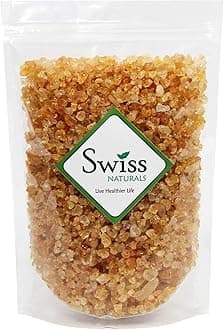 Swiss Naturals Acacia Edible Gum (Babul Gond) 400g | Natural Gond Crystals for Laddoo & Panjiri | Fiber Rich Ayurvedic Ingredient | Resealable Stand-up Pouch