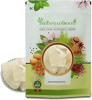 IndianJadiBooti Nausadar Katli (Edible Food Grade) | Pure Ammonium Chloride Slab for Crispy Jalebis, Fluffy Bhaturas & Digestive Churan | Traditional Halwai & Home Remedy Ingredient | 250g Pack