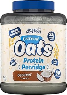 Applied Nutrition Critical Oats Porridge Protein, Whey Protein, Whey Protein Powder with Whole Oats, ISO-XP Protein Isolate, Amino Acids (3 kg, Coconut)