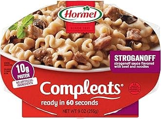 HORMEL Beef Stroganoff Sauce Microwave Tray, 9 Ounces (Pack of 6)