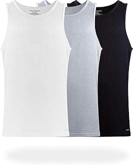 Pair of Thieves Slim Fit Men’s Tagless Tank Tops, 3 Pack Super Soft, Breathable Sleeveless A-Shirt for Men, AMZ Exclusive