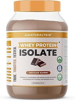 Natural Whey Protein Isolate Chocolate – 1 kg | 30 g Serving – 24 g Protein | Naturally Flavoured, Non-GMO | No Artificial Sweeteners | Smooth, Light & Easy to Digest