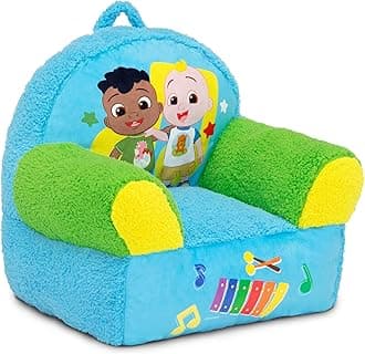 Delta Children - CoComelon Cozee Buddy Kids Chair, Blue