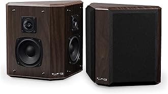 Fluance SXBP2W Bipolar Surround Sound Speakers (Natural Walnut)