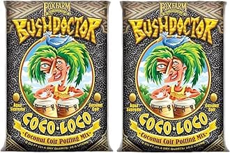 Bush Doctor Coco Loco Potting Mix, 2cu ft (Pack of 2) - Extends Your Watering Schedule, Triple-Washed to Reduce Salt Content - Perfect for Cultivating Vigorous Plants