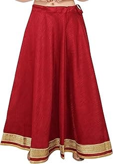 Studio Shringaar Women Polyester Lehenga Skirt