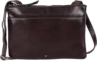 9 inch Genuine Leather Crossbody Sling Bags for Women, Trendy Casual Office Bag with Adjustable Strap