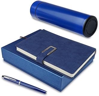 Crescent Arch Luxurious Gift Box Set for Men and Women Office Notebook With Pen and Insulated Stainless Steel Bottle Fashion Upscale Business Stationery Gift Set