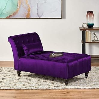 CRUZ INTERNATIONAL - online shopping-be ready ! Modern Settee/Lounger (Purple)