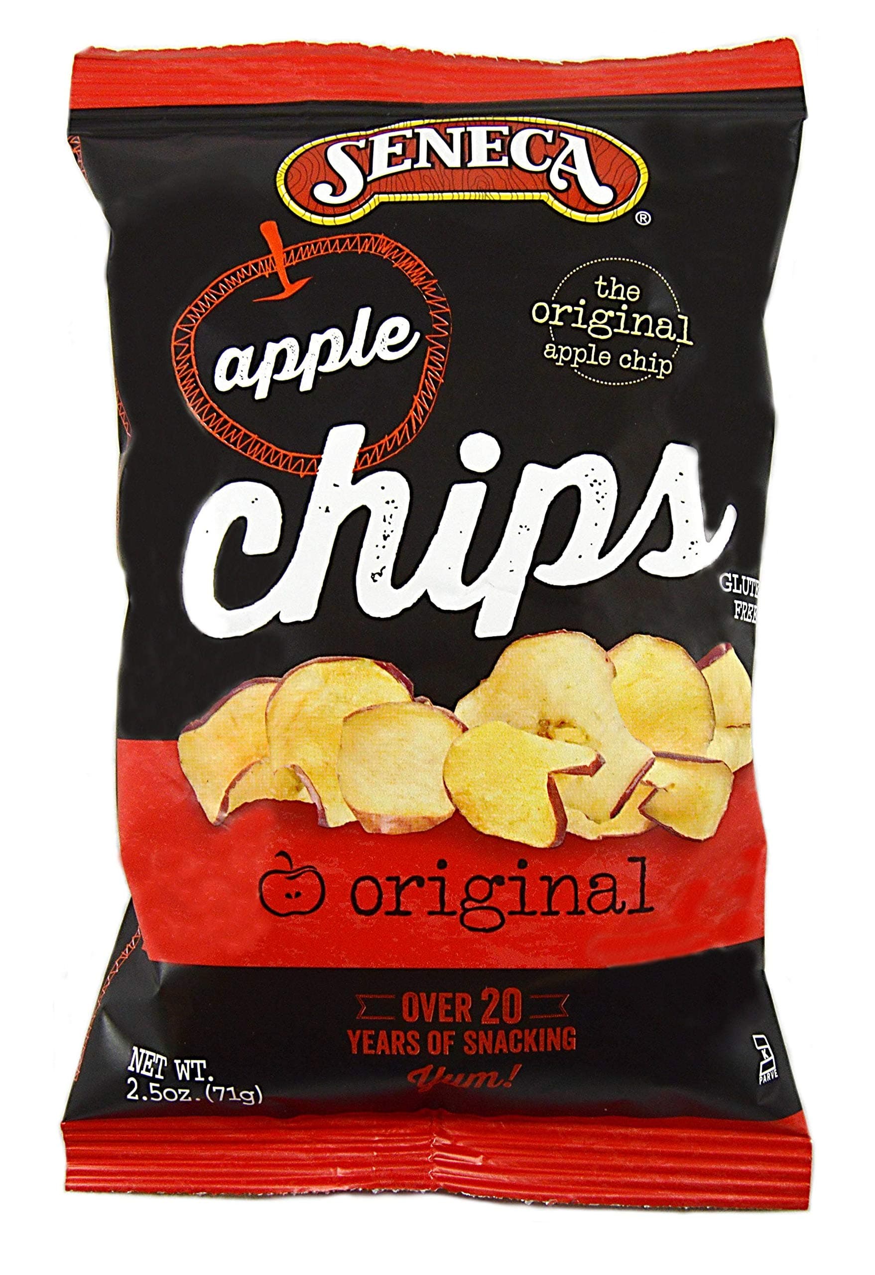 Seneca Original Apple Chips - 2.5 oz. bag, 12 per case