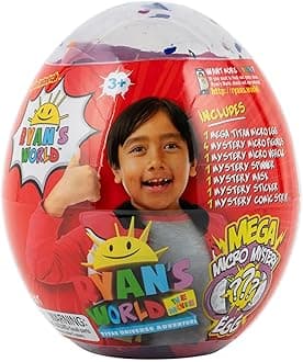 The Movie - Mega Microverse Egg | Featuring Micro-Ryan Figures, Exclusive Micro Vehicle, Stickers and More Collectables for Ages 3+