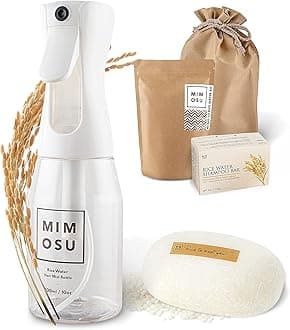 mimosu Rice Water for Hair Growth Shampoo and Conditioner, 2 in 1 Fermented Rice Water Cleansing Shampoo Bar & Conditioning DIY Kit, Curly Girl Method, Self Care Products