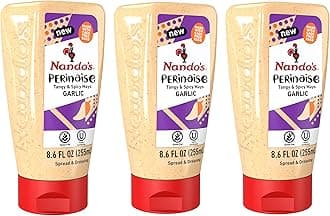 Nando's Garlic Mayo PERinaise - Flavored Mayonnaise Spread & Dressing - Pack of 3