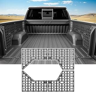 5.8FT Side Bed Molle Panel Compatible with 19-25 Silverado GMC Sierra Truck Panel System Replacement for 2019-2025 Chevy Silverado Accessories