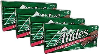 Andes Creme De Menthe Thins, 4.67-ounce -28 Pieces Each Pack (Pack 4)