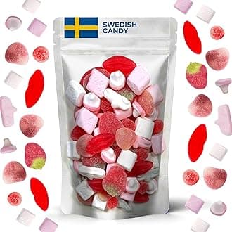 Swedish Candy Sweet Mix – Assorted Fruity, Chewy, and Soft Swedish Sweets From Sweden for Sharing, Snacking, and Gifting