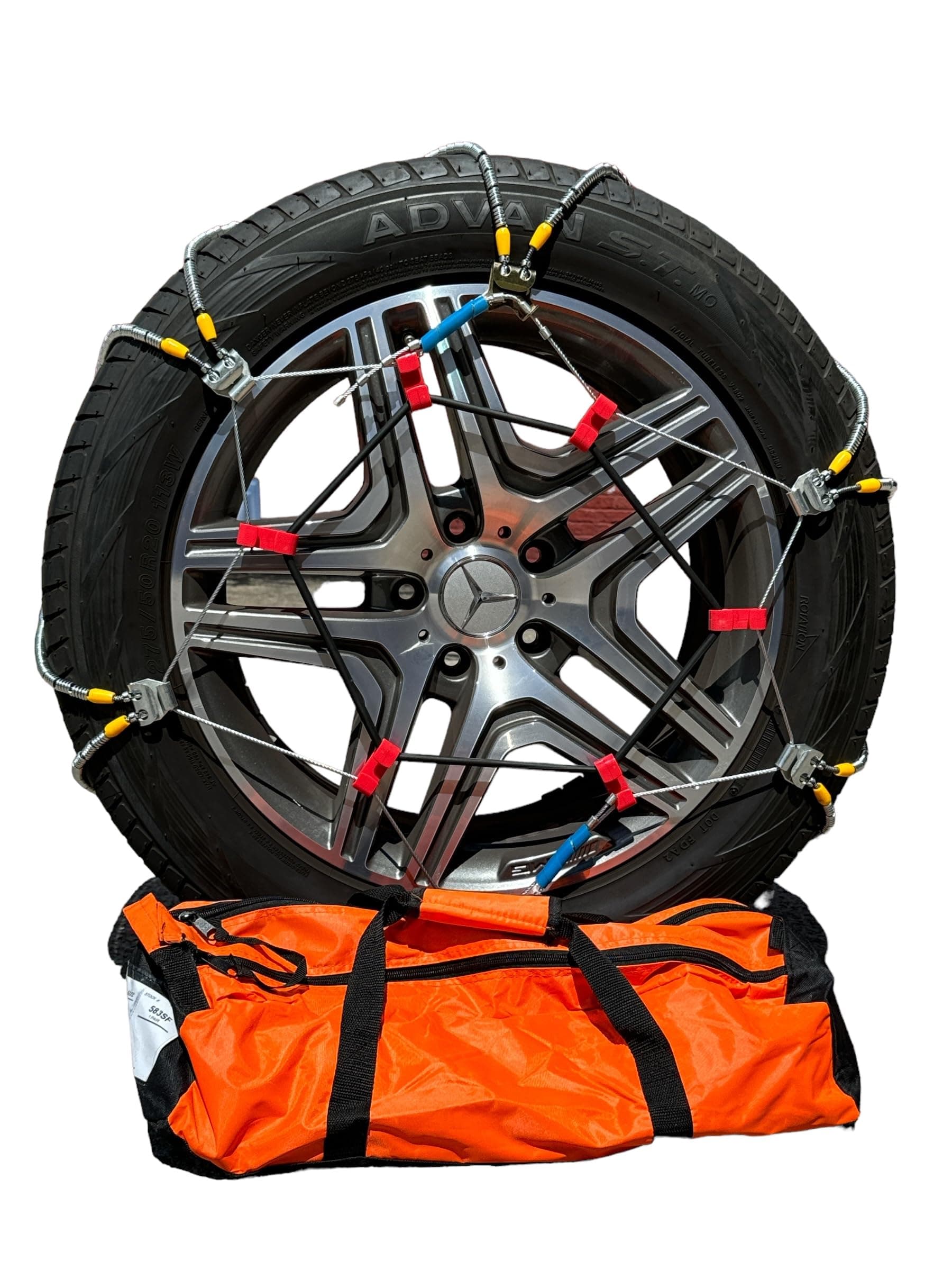 TireChain.com 275-70-18 Cable Tire Chains - Diagonal Style, sold per pair