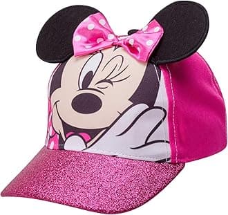 Disney girls Minnie Mouse Character Cotton Baseball Cap