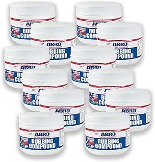 ABRO Superior Performance Rubbing Compound, 32 oz., Buffing Compound for Oxidized Finishes, Smooth, Reflect, Clean
