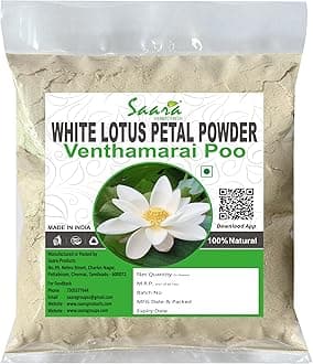White Lotus Powder | Nelumbo Nucifera | Venthamarai Powder, 50g