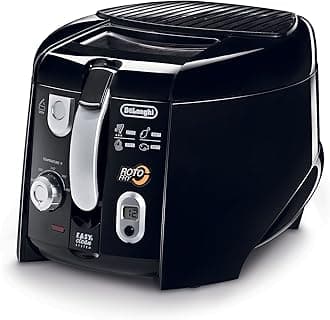 De'Longhi D895 DeLonghi D28313UXBK Roto Deep Fryer, Black/Silver