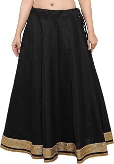 Women Polyester Lehenga Skirt