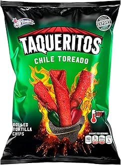 Rolled Tortilla Chips in Chile Toreado Flavor 8 oz, 20 Pack