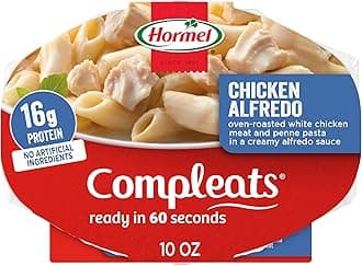 HORMEL COMPLEATS Chicken Alfredo Microwave Tray, 10 oz. (6 Pack)