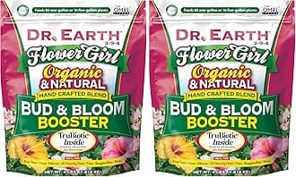 GL61100518430 Fertilizer & Soil 707P Organic 8 Bud & Bloom Fertilizer in Poly Bag, 4-Pound, 4 lb, Natural (Pack of 2)