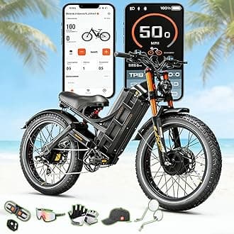 eAhora Romeo Pro 2 ebike-[2026 Latest] 46 MPH 4000W Dual Motor Ebike,52v 70Ah 200 Miles Long Range Electric Bike for Adults，26" Fat Tire Full Suspension Mountain Bike,Off-Road Fastest Electric Bike