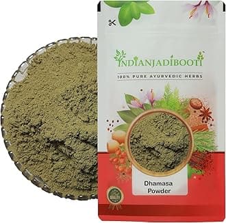 IndianJadiBooti Dhamasa Powder - Damasha Panchang | Fagonia Cretica | Desert Fagonia | Yavasa | Camelorum | Jawasa | Dhamaso Powder - Dhamasha - Dhamaasa, 100 Grams Pack | Pack Of 2