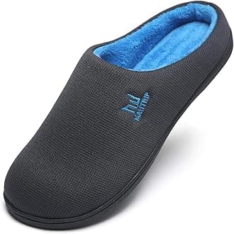 MAIITRIP Men's Cozy Memory Foam House Slippers Non Slip (Size:7-15)