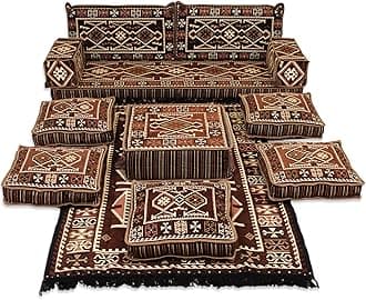 arabic majlis sofa,floor seating,floor cushions,arabic floor seating,arabic cushions,floor sofa,oriental seating,furniture,majlis,jalsa,floor couch,arabic couch - MA 41 (Full Set With Standard FOAM)