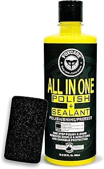 All in One Polish + Sealant 500ml | Car & Bike Scratch Remover Polish | Dashboard, Plastic & Fibre Restorer | High Gloss Shine & Paint Protection Coating