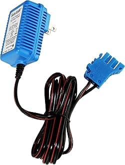 12 Volt UL Listed Battery Charger Compatible with Peg Perego® 12V Battery for John Deere Ground Force Tractor, John Deere Gator XUV Polaris RZR 900 Powered Ride On Car