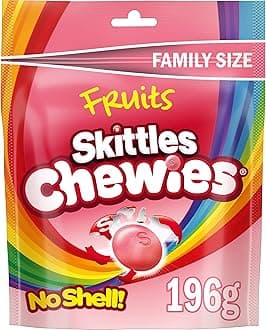 Skittles Chewies, Fruit Chewy Sweets, 196g