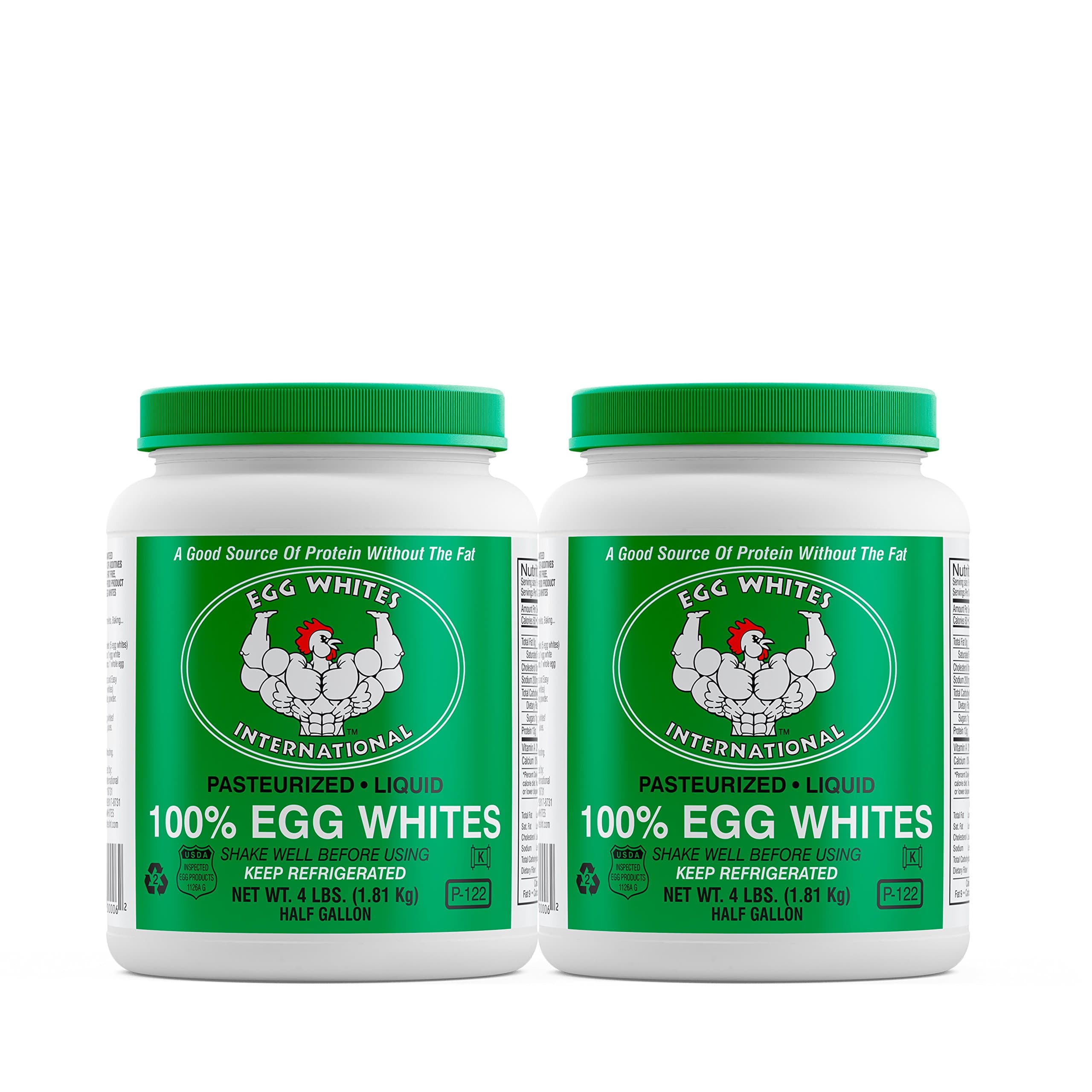 Liquid Egg White Protein - 2 Half Gallons