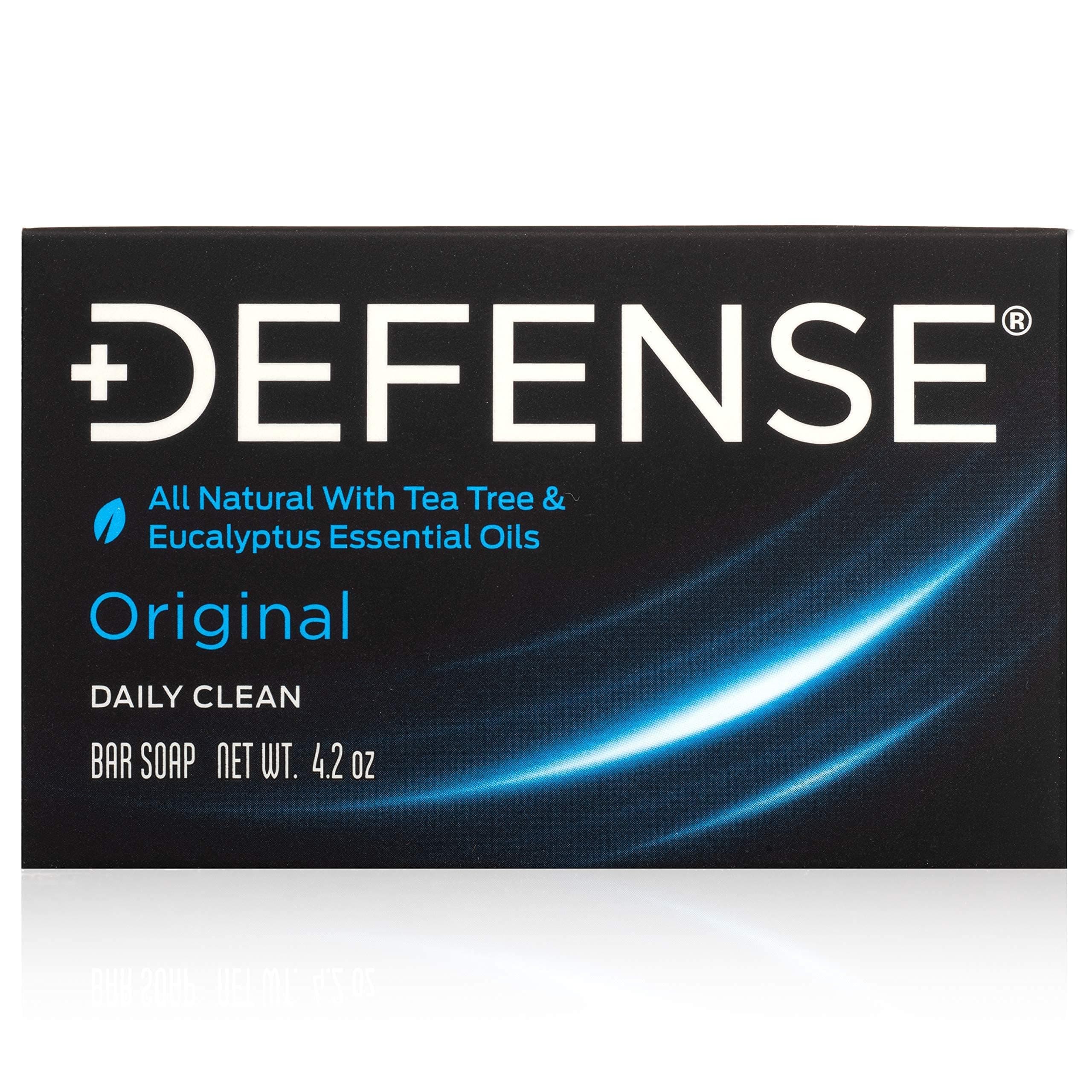 Defense Soap 4.2 Oz Bar - 100% Natural Tea Tree and Eucalyptus Oil