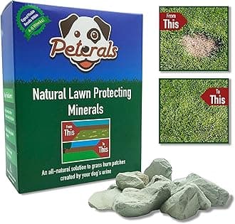 200g | All-Natural Dog Urine Neutraliser | Mineral Rocks for Water Bowls to Prevent & Repair Dog Grass Burn Patches